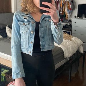 Cropped Jean Jacket
